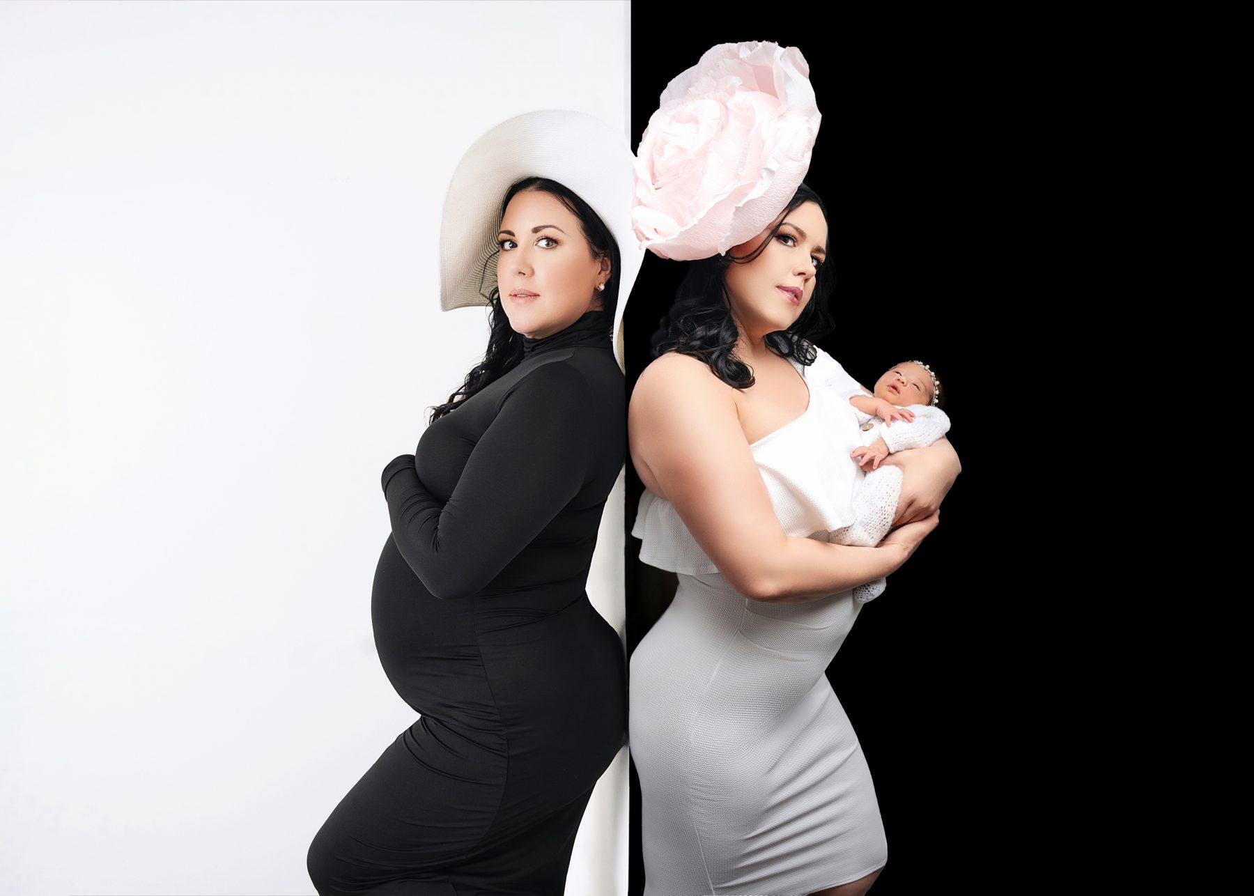 Maternity and newborn composite artwork
